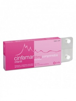 Cinfamar Infantil 25 Mg 10...