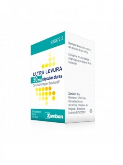 Ultra Levura 50 Mg 50 Cápsulas