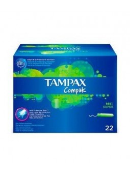 Tampax Compak Tampón 100%...